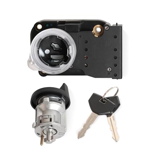 JAVOUKA Ignition Switch with Ignition Lock Cylinder Fits for Grand Cherokee 1997-1998 Fits for Dodge Ram 1500 1997-2001 Fits for Dodge Dakota 1997-2000, Ignition Switch Kit Replaces OE#5003845AA