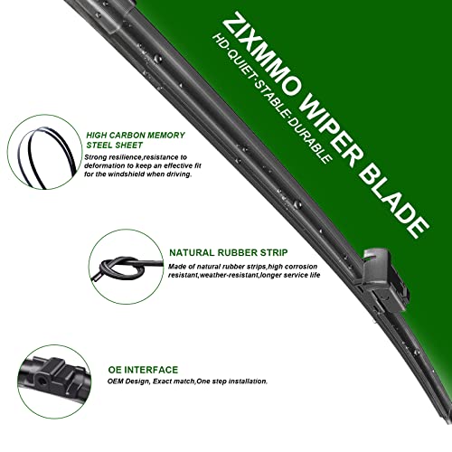 2 Factory Wiper Blades Replacement for Mercedes Benz W211 W212 E Class C219
