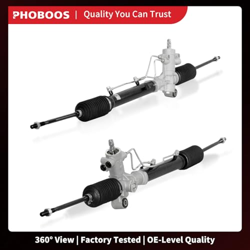 PHOBOOS Hydraulic Power Steering Rack and Pinion Assembly Compatible with Toyota RAV4 1996-2000 L4 2.0L, New Unit, Leak Resistance, Direct Fit, Ref.26-1613