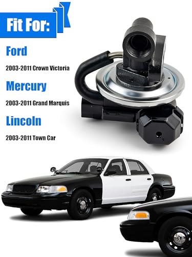 EGR Valve EGV1042 Fits for 2003-2011 Crown Victoria, 2003-2011 Lincoln Town Car, 2003-2011 Grand Marquis, EGR Valve Exhaust Gas Recirculation Valves Replace OE CX2060 5W7E-9Y456-AA 3W7E-9Y456-B3B