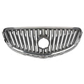 G-PLUS Front Bumper Upper Grille Assembly Chrome Compatible with 2012-2017 Buick Verano 20984572, 23172630, 23274652