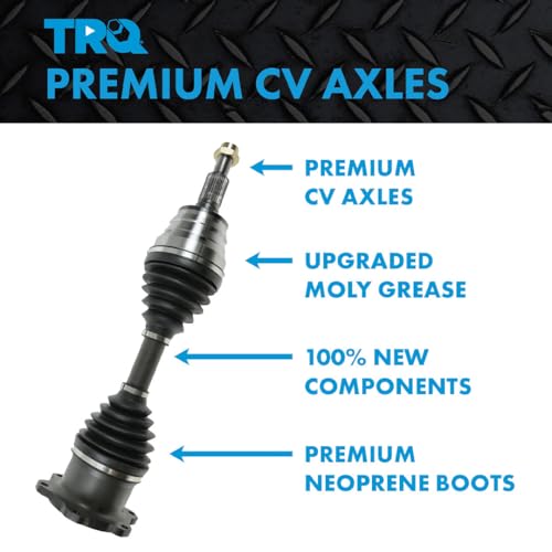 TRQ Front Driver and Passenger Side CV Axle Assembly Set 2 Piece for Honda