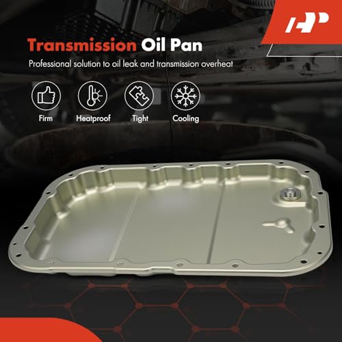 A-Premium Transmission Oil Pan with Drain Plug & Gasket Compatible with BMW 328i 2007-2013, 328i xDrive 2009-2013, 328xi 2007-2008, X3 2007-2010, 128i 2008-2013