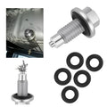 M12x1.75 Magnetic Oil Drain Plug Replacement OEM 10017615/653096US with 5PCS Oil Drain Plug Gasket,Durable Oils Pan Drains Plugs Compatible with Cadillac/Chevrolet,Essential Oils Plugs (M12*1.75)