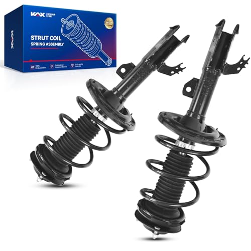 KAX Front Struts Assembly Kit Fit for Camry 2012 2013 2014 2015 2016 2017,Complete Strut Assembly 172992 172993 Shock Absorber with Coil Spring Assemblies Set of 2 Amortiguadores Delanteros 4SAA725