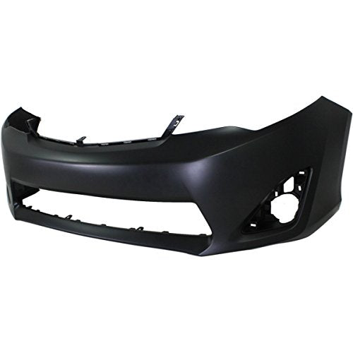 MBI AUTO - Primered, Front Bumper Cover Fascia for 2012 2013 2014 Toyota Camry & Camry Hybrid 12 13 14, TO1000378
