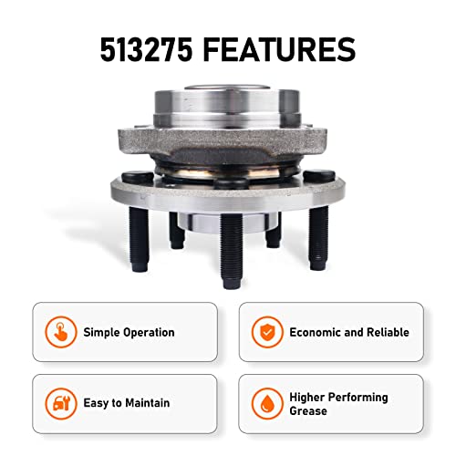 PAROD 513275 Pair Front/Rear Wheel Bearing Hub Assembly