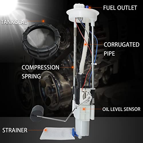 2208613 2204945 Fuel Pump Assembly Compatible with Polaris Ranger 500 570 800 499 EFI ETX Crew 6x6 2013-2015 2016 2017 2018 2019-2022