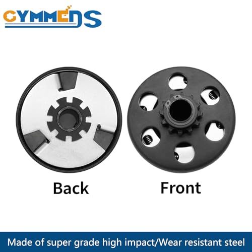 GYMMEDS Go Kart Clutch 3/4" Bore 12 Tooth with #35 Chain, Centrifugal Clutch for Predator 212, Honda GC GX Engines and Most 2-6.5HP Small Engines performance Parts for MiniBike, Go Kart, Lawnmower.