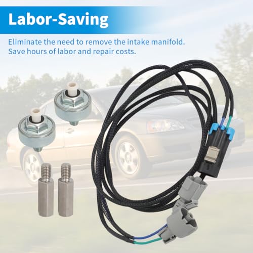 for GM Gen 3 LS V8 Engines LS1 LS6 LQ4 LQ9 LM7 LR4 Knock Sensor Relocation Kit