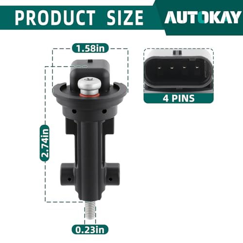AUTOKAY 05149141AF 2 X Camshaft Position Sensor PC950 Compatible with Dodge Chrysler Jeep Volkswagen