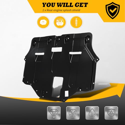 Jecoupoon Rear Engine Splash Shield Compatible with Optima 2016-2020