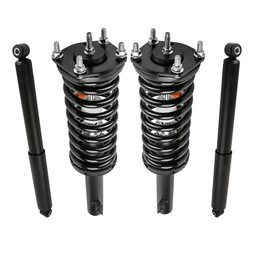 KUIPERAUTO Front and Rear Struts Complete Assembly Shocks Absorbers Compatible for 2005-2010 Jeep Grand Cherokee / 2006-2010 Jeep Commander,171377L,171377R,911278 4PCS