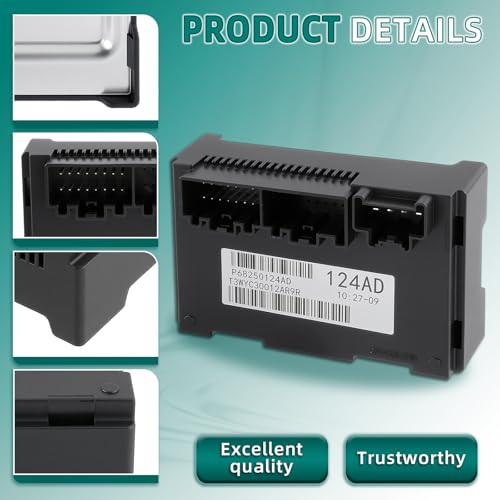 AUTOKAY 68250124AD Transfer Case Control Module Fits for Dodge for Jeep Grand Cherokee 2016-2018