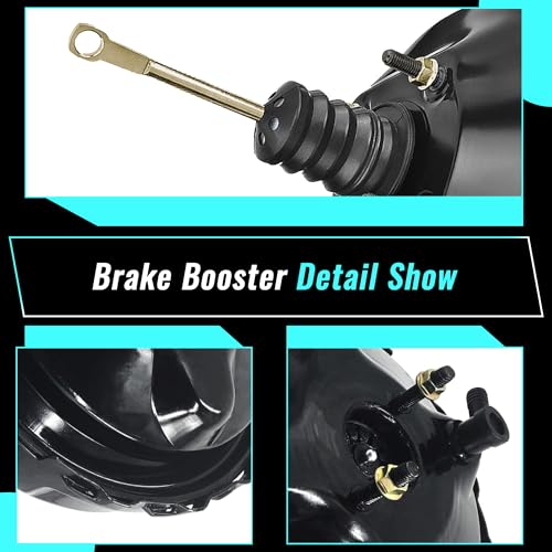 54-71046 PartsFlow Vacuum Power Brake Booster Compatible with Chevrolet Blazer C1500 C2500 C3500 Pickup C35 GMC C1500 C2500 K1500 K2500 Suburban K3500 Yukon 18012114