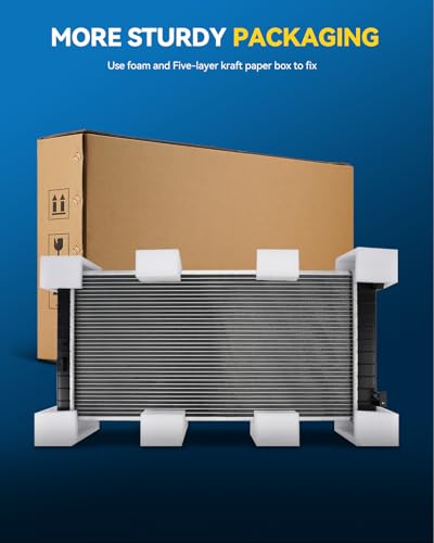 PHILTOP CU2264 Radiator Compatible with 1997,1999-2003 Malibu 1999-2005 Grand Am, Alero 2.4/3.4L 1997-1999 Cutlass (w/Engine Oil Cooler;1-1/4" Core;Enhanced Unit)