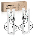Front Driver Passenger Side Power Window Regulator w/Motor for 1999 2000 2001 2002 2003 2004 2005 2006 2007 Silverado Tahoe Avalanche Suburban, GMC Sierra Yukon XL, Escalade ESV EXT, Left Right