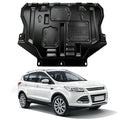 Mud Flaps Engine Guards for Ford Escape 2013 2014 2015 2016 2017 2018 2019 Front Engine Splash Shield Guards Suitable for Escape Under Engine Cover Directly Replace Original One Black