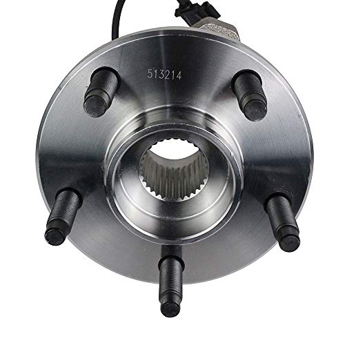 MACEL 513214 Front Wheel Hub Bearing Assembly Compatible with 04-12 Chevy Malibu, 08-10 Cobalt HHR, Cobalt, 05-10 Pontiac G6, 07-09 Saturn Aura 5 Lugs w/ABS