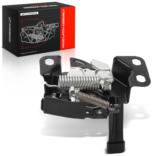 A-Premium Hood Latch Lock Compatible with 2004 2005 Honda Civic, for Model with Alarm System, Front Hood Lock Engine Bonnet Latch Assembly