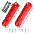 MILIPARTS Upgrade Aluminum Engine Valve Covers Compatible with 1999-2008 Cadillac Escalade Chevy Silverado, Suburban Tahoe Trailblazer GMC Sierra Yukon Replaces Parts 12570427 12582224