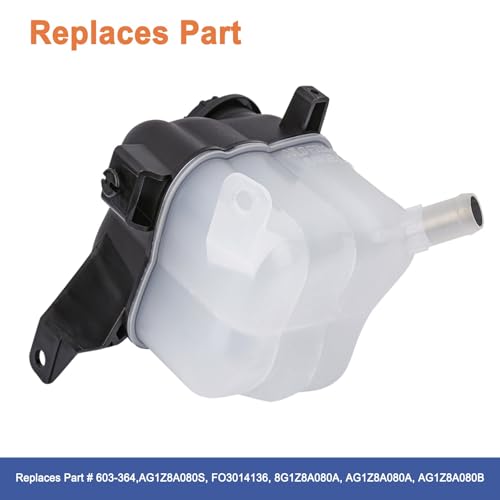 Engine Coolant Reservoir Radiator Expansion Tank(with Cap). Replaces Part # 603-364 FO3014136 AG1Z8A080S.Compatible With 08-18 Explorer Police Interceptor Taurus,08-19 Mercury Sable,09-16 Lincoln MKS