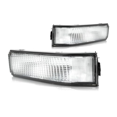 CarLights360: For 1988-2000 Chevy GMC C2500 Turn Signal/Parking Light Assembly Driver and Passenger Side Pair | GM2520104 GM2521104 Vehicle Trim: w/Sealed Beam Headlamp