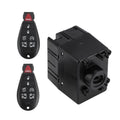 HOPESPANNER 68105738AF Wireless Ignition Module Switch with Remote Key Fob for Dodge Challenger Durango Grand Caravan for Jeep Grand Cherokee for Ram C/V 1500 2500 3500 4500 5500 2011-2014