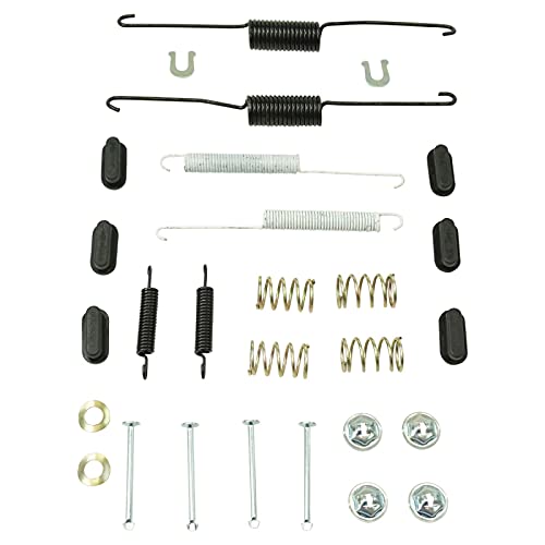 TRQ Rear Brake Shoe & Drum with Hardware Kit Compatible with 2009-2013 Chevy Silverado 1500 GMC Sierra 1500