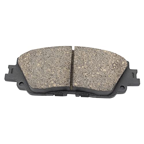 TRQ Front and Rear Brake Pad Set Ceramic Hardware for Toyota