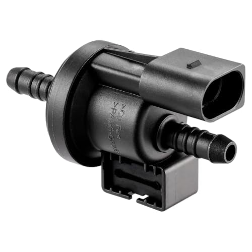 ISINFLASH 06E906517A EVAP Vapor Canister Purge Valve Solenoid Assembly Compatible With Volkswagen VW Beetle Eos Golf Sportwagen GTI Jetta Passat Rabbit Touareg Audi A4 A6 0280142431