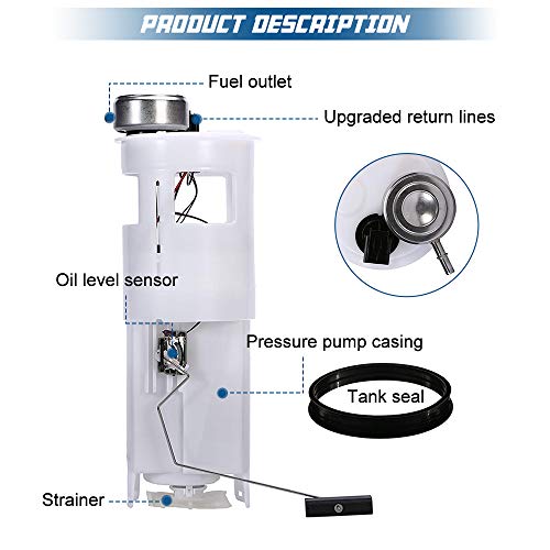 AP7161M Fuel Pump Module Assembly for 2002 2003 DODGE RAM 1500 TRUCK(for 26 Gal. Tank) E7161M