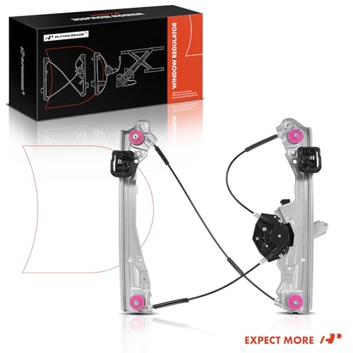 A-Premium Electric Power Window Regulator with Motor Compatible with Chevrolet Colorado & GMC Canyon, 2015-2020, Pickup, Front Left Driver Side