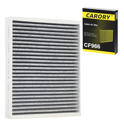 CARORY Cabin Air Filter w/Activated Carbon for Chevy, GMC, Cadillac, Buick Select Models - Silverado, Sierra, Equinox, Acadia, Blazer, Colorado, Malibu, Tahoe, Terrain, Traverse, and More, CF966