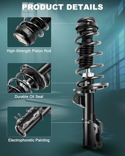 AUTOMUTO Strut Spring Assembly Front Pair Shock Absorber for 2013 2014 2015 2016 2017 2018 2019 for Buick Encore AWD 272935 272934