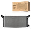 Torchbeam Replacement Engine Radiator for 2016-2018 Silverado 1500 5.3L, 2016-2018 Sierra 1500 5.3L, 2016-2017 Tahoe, 2016-2017 Suburban, Transmission Oil Cooler Included CU13723