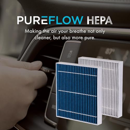 PUREFLOW PC99238HX HEPA Cabin Air Filter | Fits 2017-2026 Chrysler Pacifica 3.6L; 2020-2026 Voyager 3.6L