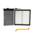 SCREW RHINO Engine Air Filter&Cabin Air Filter Combo Fits Subaru Forester 2009-2018,Crosstrek/XV Crosstrek 2013-2017,Impreza 2008-2016,WRX 2012-2021,WRX STI 2013-2018-CF10930&CA9997