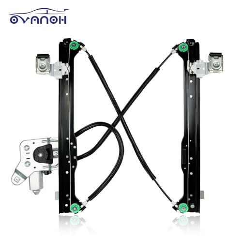 OVANOH Rear Left Driver Side Power Window Regulator Assembly W/Motor Compatible for Silverado Suburban Avalanche 1500 2500 3500 00-06 Cadillac Escalade 02-06 GMC Yukon XL Sierra 741-578