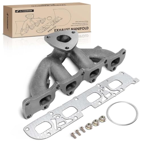 A-Premium L4 2.4L Engine Exhaust Manifold W/Gasket & Bolts & Nuts Fit for Chevrolet Equinox 2010-2012, Captiva Sport 2012 & GMC Terrain 2010-2012, Sport Utility Only, Replaces 12609823
