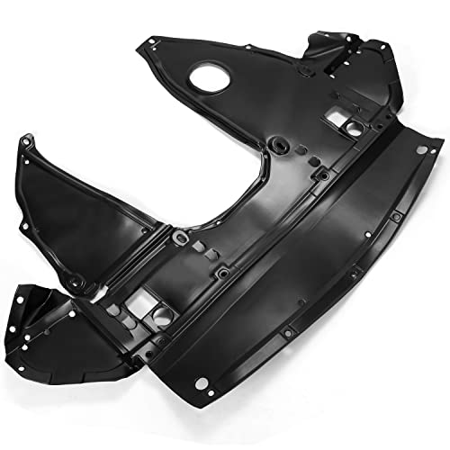 ALMULOO Engine Splash Shield Compatible with 2016-2023 Nissan Maxima 3.5L 2016-2018 Nissan Altima 2.5L 3.5L Replacement for 75890-9HS0A NI1228164 Plastic