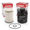 6.7 Cummins Fuel Filter Water Separator Set For 2013-2018 Dodge Ram 2500 3500 4500 5500 6.7L Cummins Turbo Diesel Engines, Replaces# 68197867AA 68157291AA