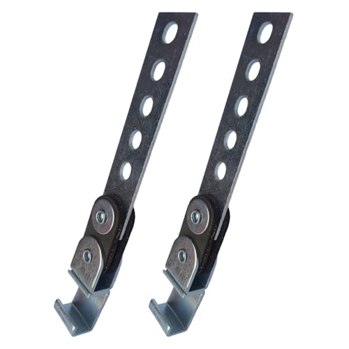 2Pcs Universal Exhaust Hanger Open End Swivel Muffler Hanger Bracket