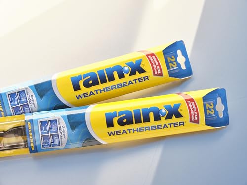 Rain-X 820147 WeatherBeater, 26" and 16" Windshield Wiper Blades - All-Season OEM Quality, Conventional, Vehicle Specific Fit, Pack of 2