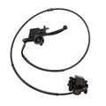 Aynaxcol Left Hydraulic Brake Master Caliper Rear Hand Hydraulic Disc Brake Assembly Replacement for 50cc 90cc 110ccc 125cc Chinese Taotao Roketa Sunl Go-Kart Dune Buggy Quad ATV Dirt Mini Bike