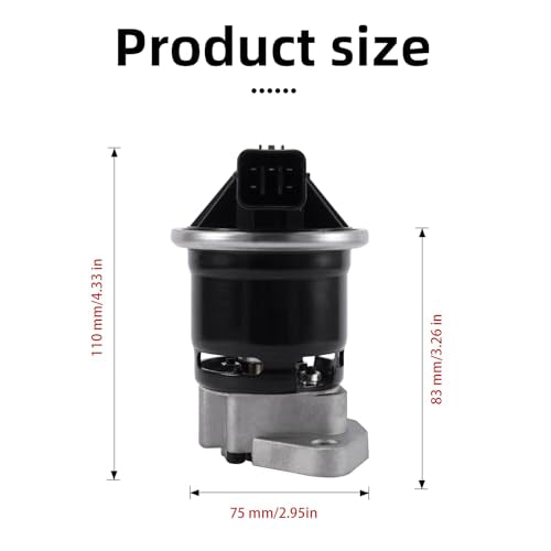 AULINK EGV576 EGR Valve (1.7L L4 Only) For Acura 2001-2005 EL,Honda 2001-2005 Civic DX EX GX HX LX,2004-2005 Value Package,2002-2005 Si Coupe,18011PLMA00 18011PLMA01