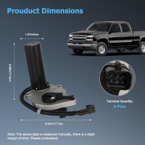 OTO-K Transfer Case Shift Motor Actuator 4WD Compatible with Chevy Silverado Suburban Avalanche Tahoe GMC Sierra Yukon XL1500 2500 K1500 K2500 S10 Cadillac Escalade,Replace#600-901 600901