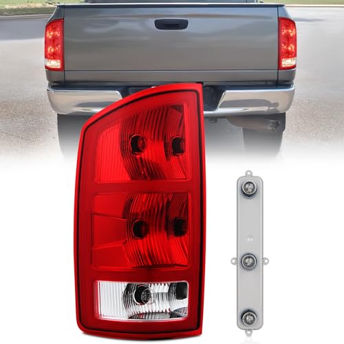 Nilight Taillight Assembly Compatible with 2002 2003 2004 2005 2006 Dodge Ram 1500 2500 3500 Rear Lamp Replacement OE Style Driver Side