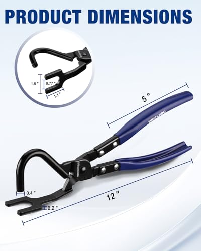 WORKPRO Exhaust Hanger Removal Tool, Heavy-Duty Exhaust Hanger Pliers