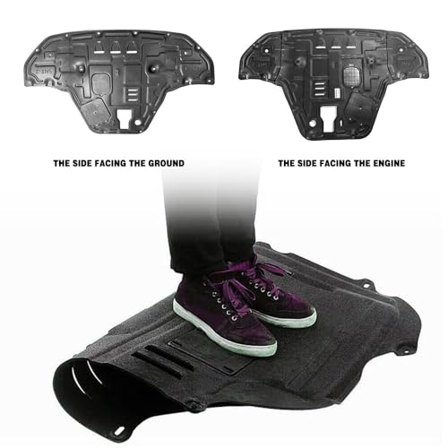 Engine Splash Shield Fit for Hyundai Sonata 2020-2023 Engine Case Guard Under Cover Compatible with 2021 2022 Sonata Front Engine Guard Mud Flaps